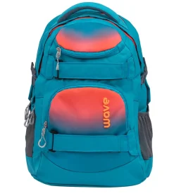 Wave Rucksack Set 2-tlg. Infinity - OMBRE NEON ORANGE AND BLUEBIRD