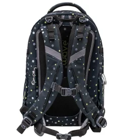 Wave Rucksack Set 2-tlg. Infinity - BLACK AND YELLOW DOTS