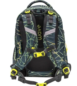 Wave Rucksack Set 2-tlg. Infinity - STRIPES GREEN